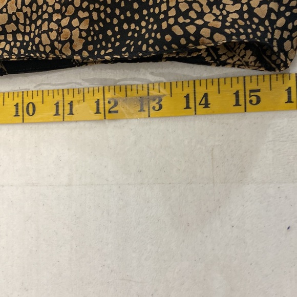 Emma James Black & Tan Print Sleeveless Top & Mid Skirt Size 14 - Picture 13 of 15